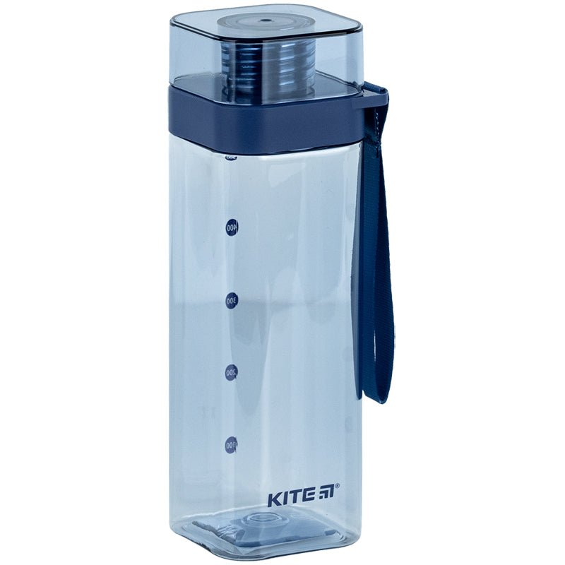 Butelka na wodę kwadratowa 550 ml niebieski