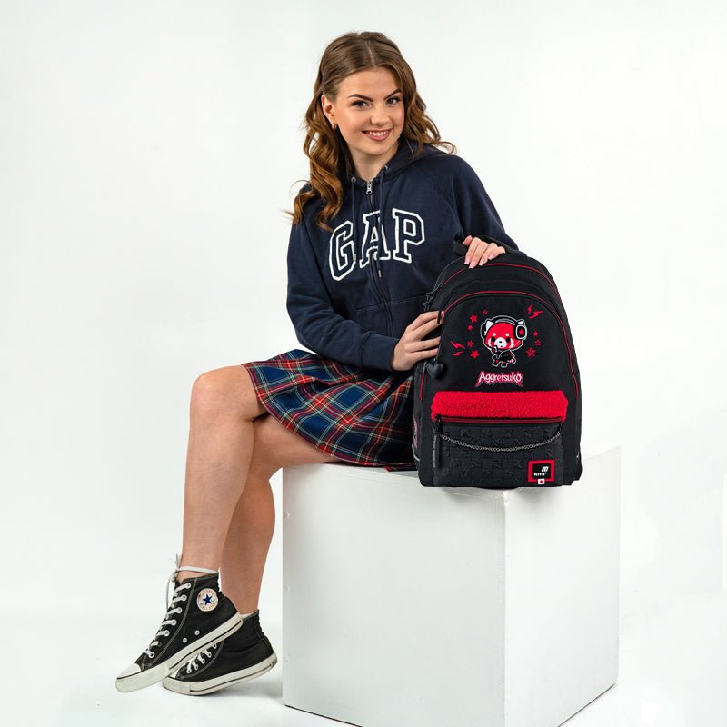 Plecak Kite AR25-2575M z haftem 3D i pluszową wstawką – stylowy design