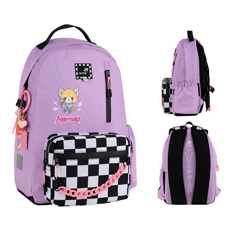 Plecak Kite AR25-949M z designem Aggretsuko – inspiracja na szkolne dni.