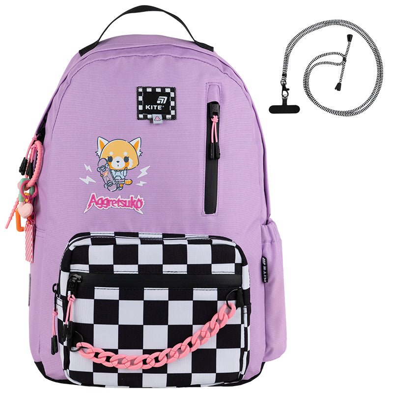 Plecak Kite AR25-949M w licencji Aggretsuko – idealny dla dzieci 9-12 lat od 130 cm