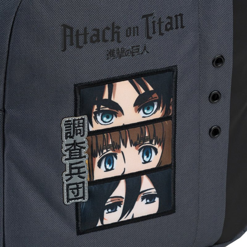 Plecak szkolny Kite Attack of Titan w kolorze szarym