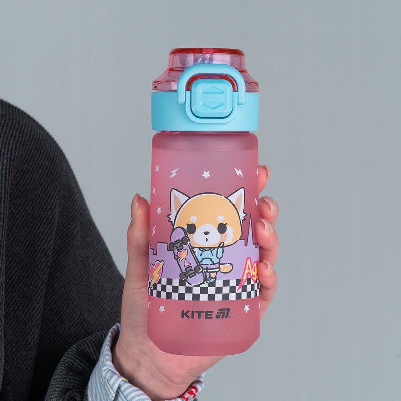 Butelka z dwoma opcjami picia – ustnik i słomka Kite