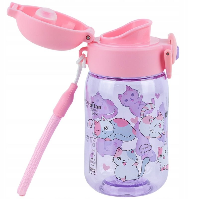 Detal ustnika i przycisku otwierającego butelkę