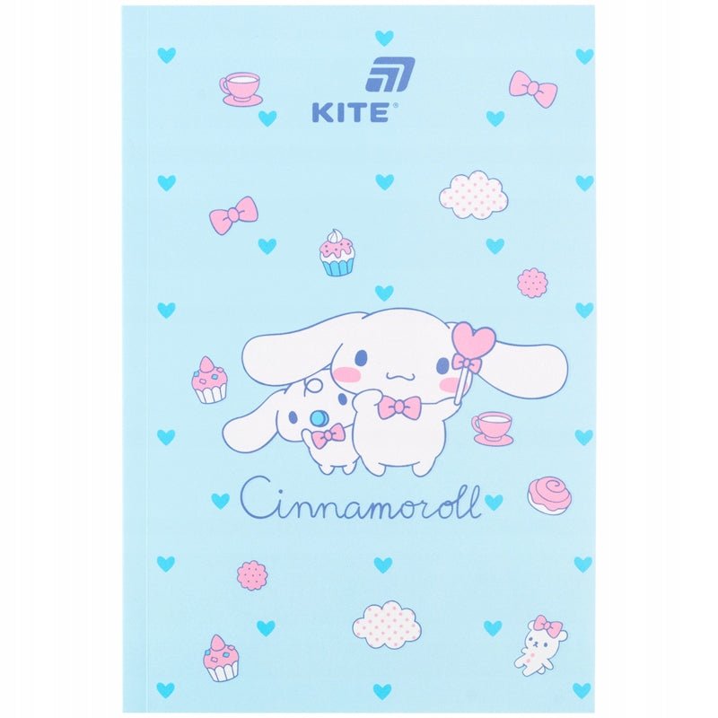Notatnik dla dziewczynki Cinnamoroll – detale graficzne z lakierem UV.