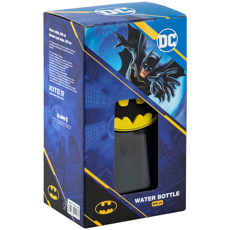 Butelka na wodę z ustnikiem dla dzieci 500 ml DC Batman