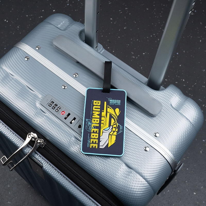 Identyfikator na plecak szkolny i bagaż podróżny