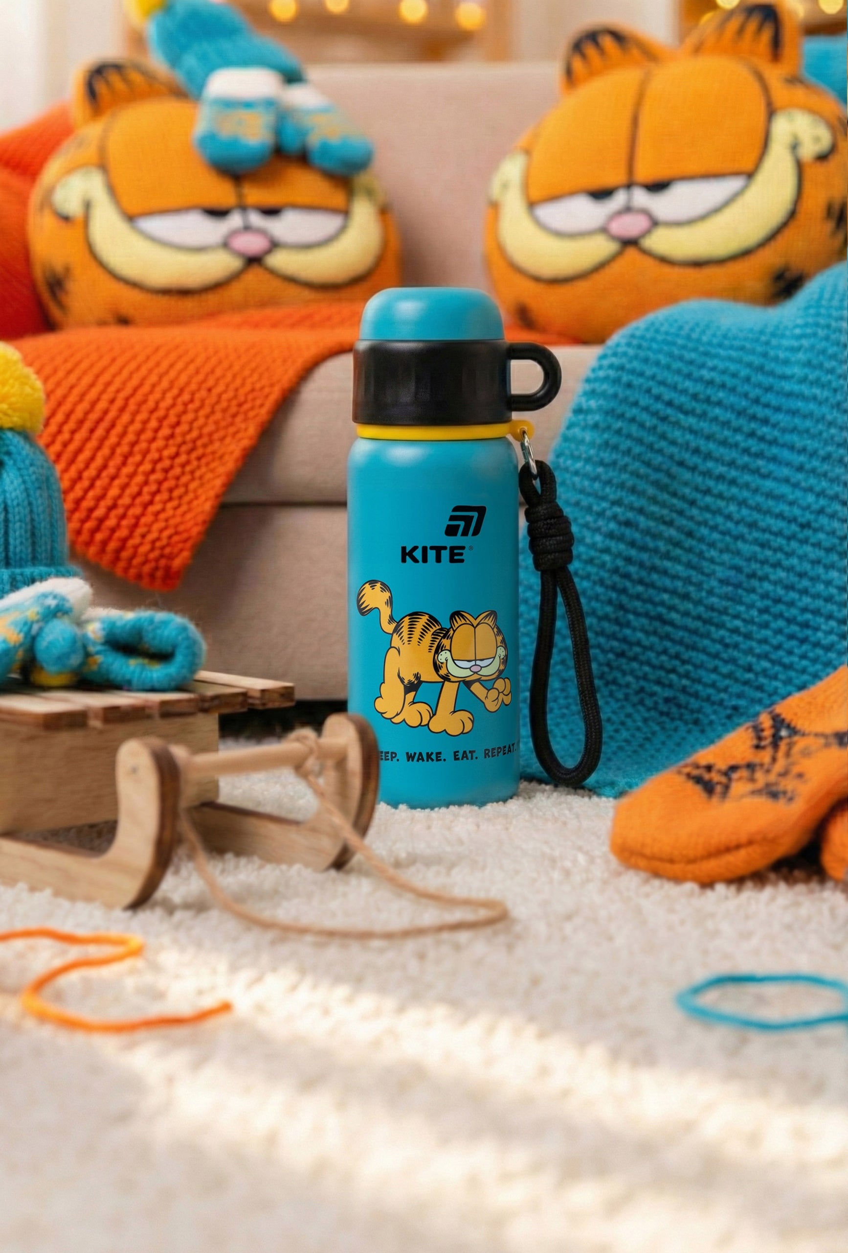 Termos dla dzieci Garfield ze stali nierdzewnej AISI 316