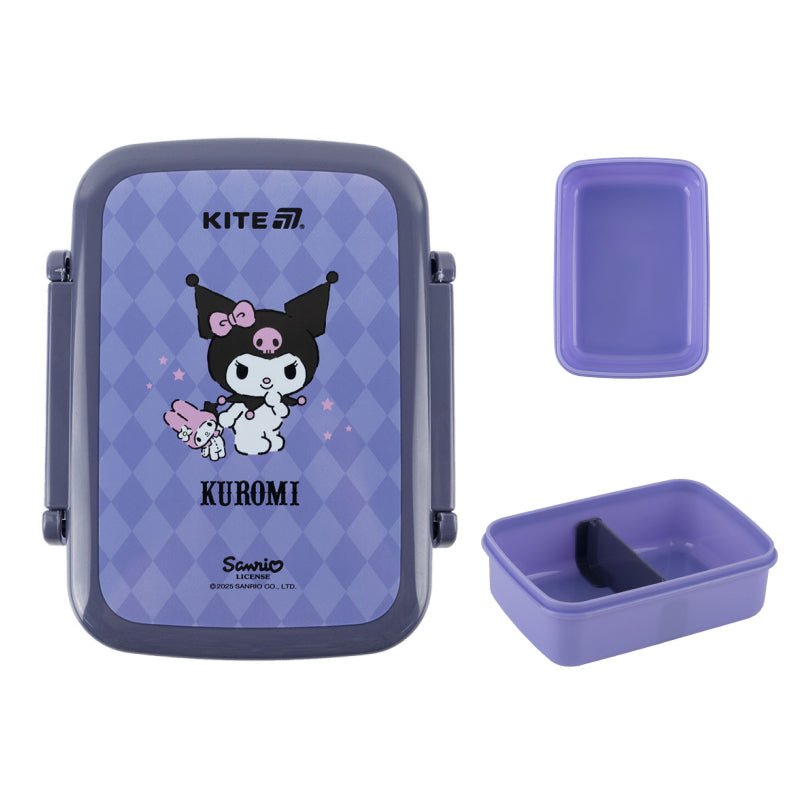 Śniadaniówka z przegródkami do szkoły 420ml Kuromi Kite