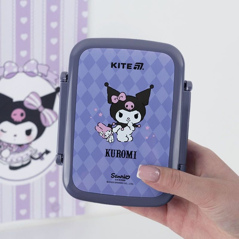 Śniadaniówka z przegródkami do szkoły 420ml Kuromi Kite