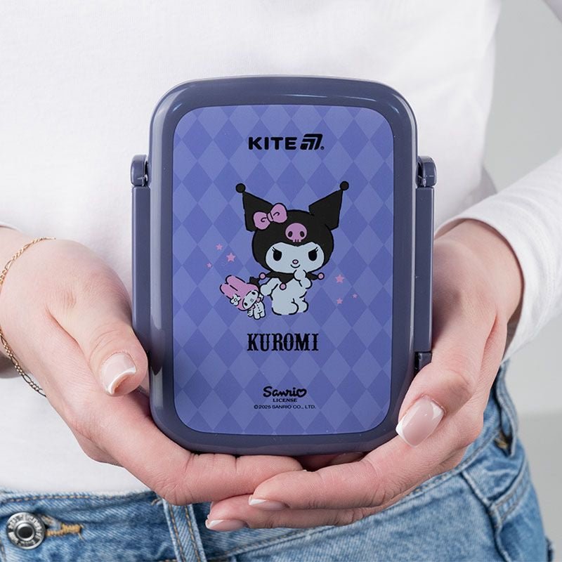 Śniadaniówka z przegródkami do szkoły 420ml Kuromi Kite