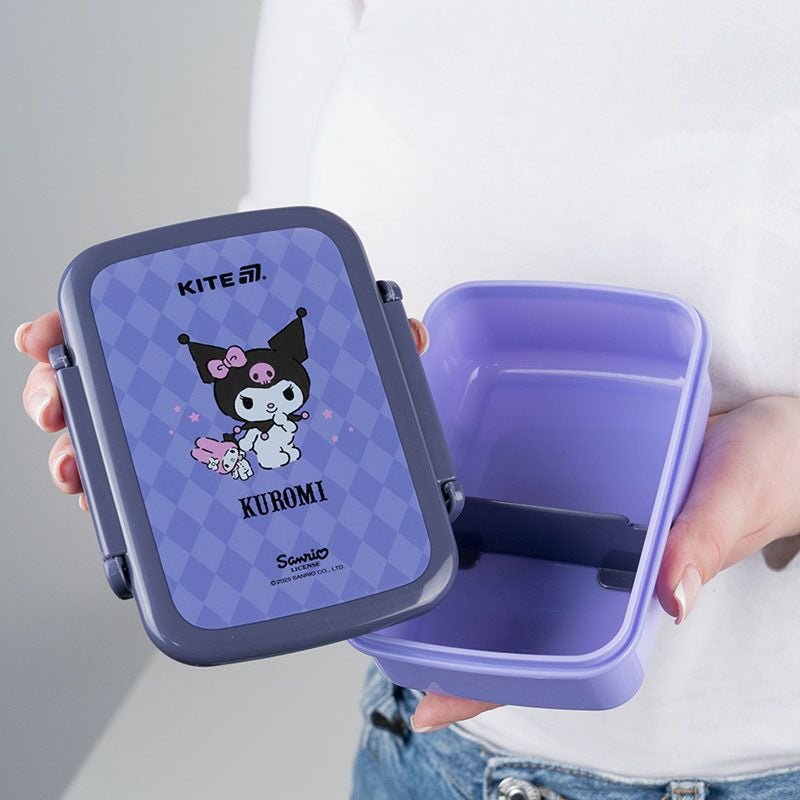Śniadaniówka z przegródkami do szkoły 420ml Kuromi Kite