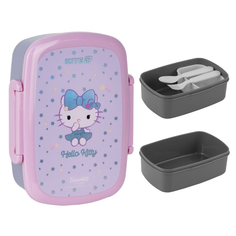 Lunchbox Śniadaniówka ze Sztućcami 750 ml Hello Kitty