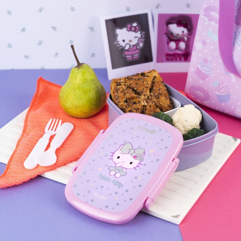 Lunchbox Śniadaniówka ze Sztućcami 750 ml Hello Kitty