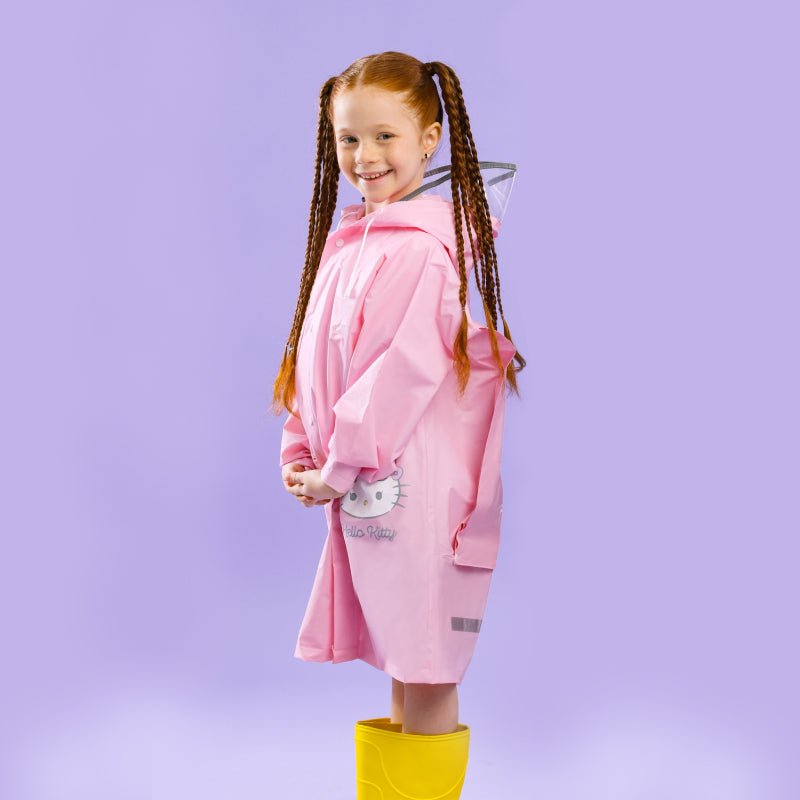 Płaszcz przeciwdeszczowy dla dziewczynki różowy Hello Kitty M Kite
