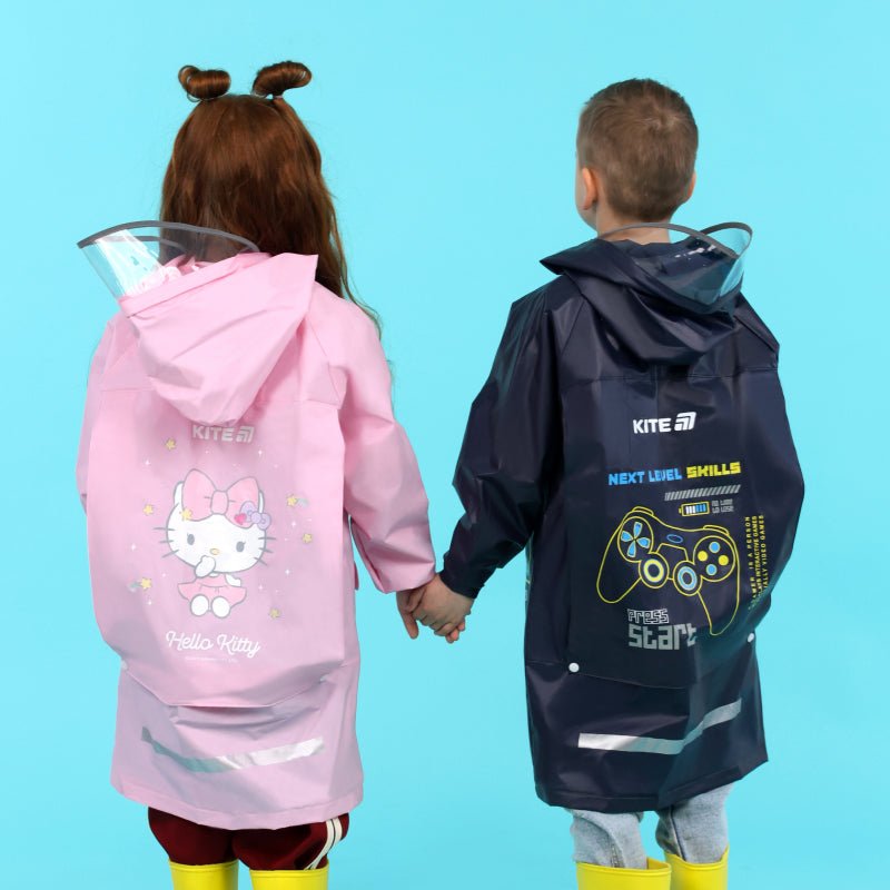 Płaszcz przeciwdeszczowy dla chłopca niebieski M Kite