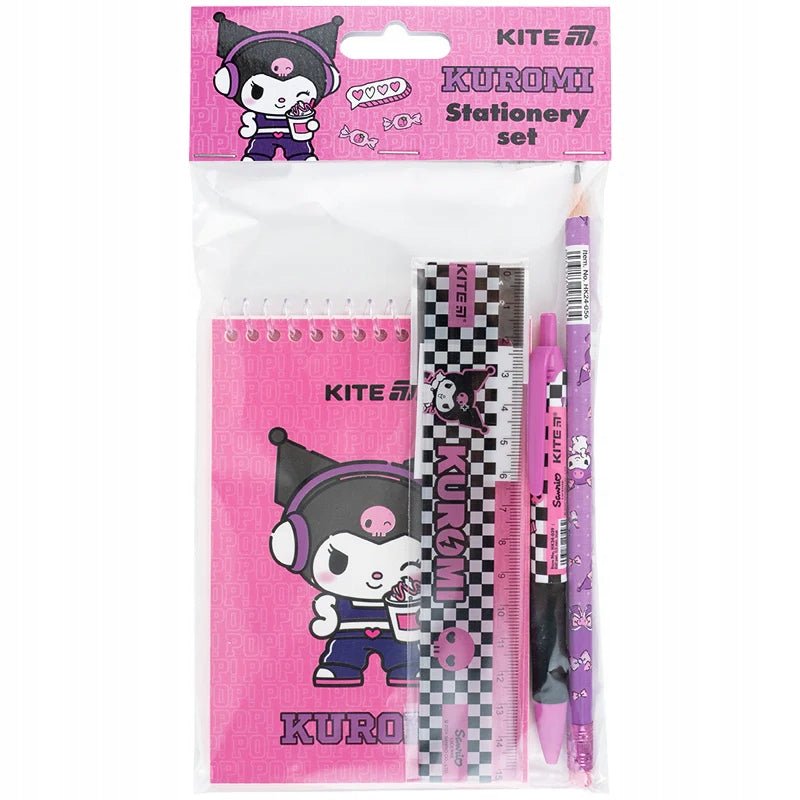 Kuromi Kite zestaw do pisania i notowania dla ucznia