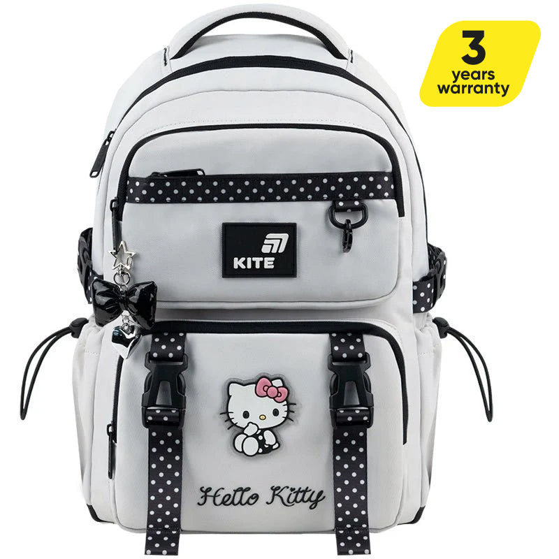 Plecak szkolny Kite Hello Kitty ortopedyczny dla dziewczynek do szkoły z brelokiem