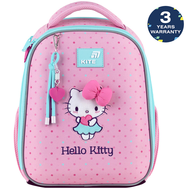 Tornister szkolny ortopedyczny dla dziewczynki do 1 klasy Hello Kitty Kite