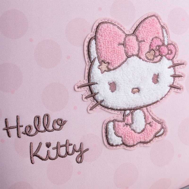 Tornister szkolny ortopedyczny Kite – haftowana aplikacja Hello Kitty