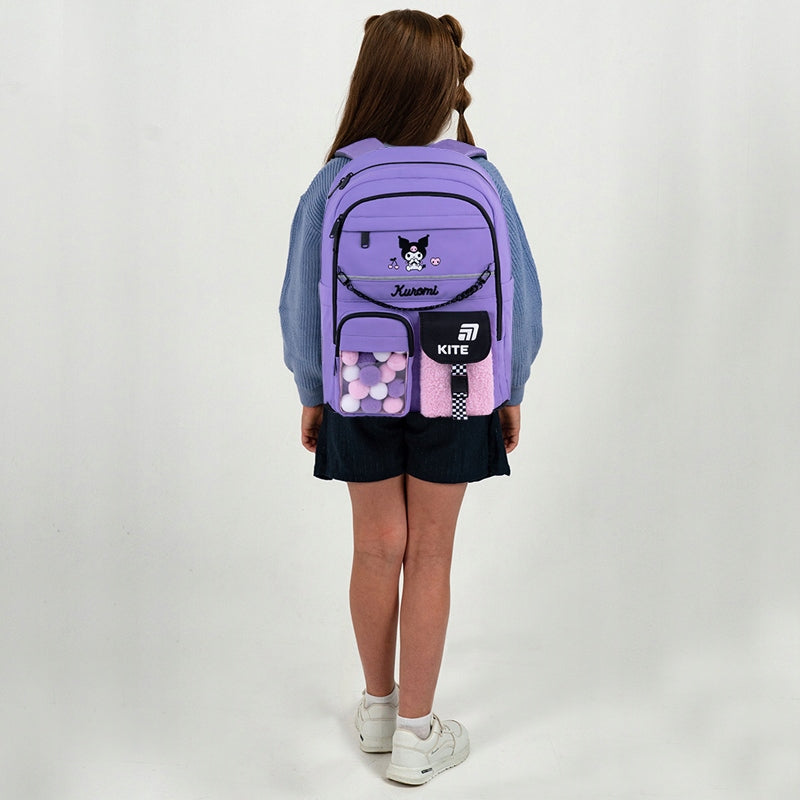 Plecak Kuromi z ergonomicznymi plecami i regulowanymi szelkami