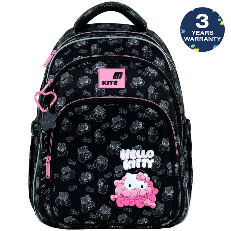 Plecak szkolny ortopedyczny czarny dziewczęcy 9-12 lat Kite Hello Kitty