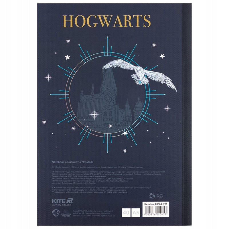 Zeszyt szkolny Harry Potter A5 z trwałym klejeniem