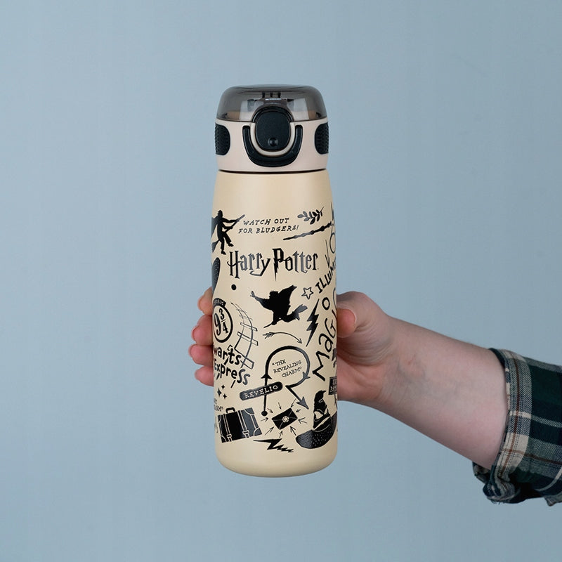 Termos szkolny ze słomką Harry Potter dla dzieci 600 ml