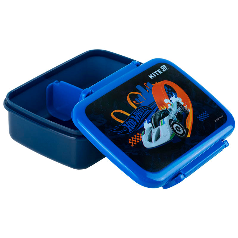 Śniadaniówka z przegródkami do szkoły dla chłopca 420ml Hot Wheels Kite