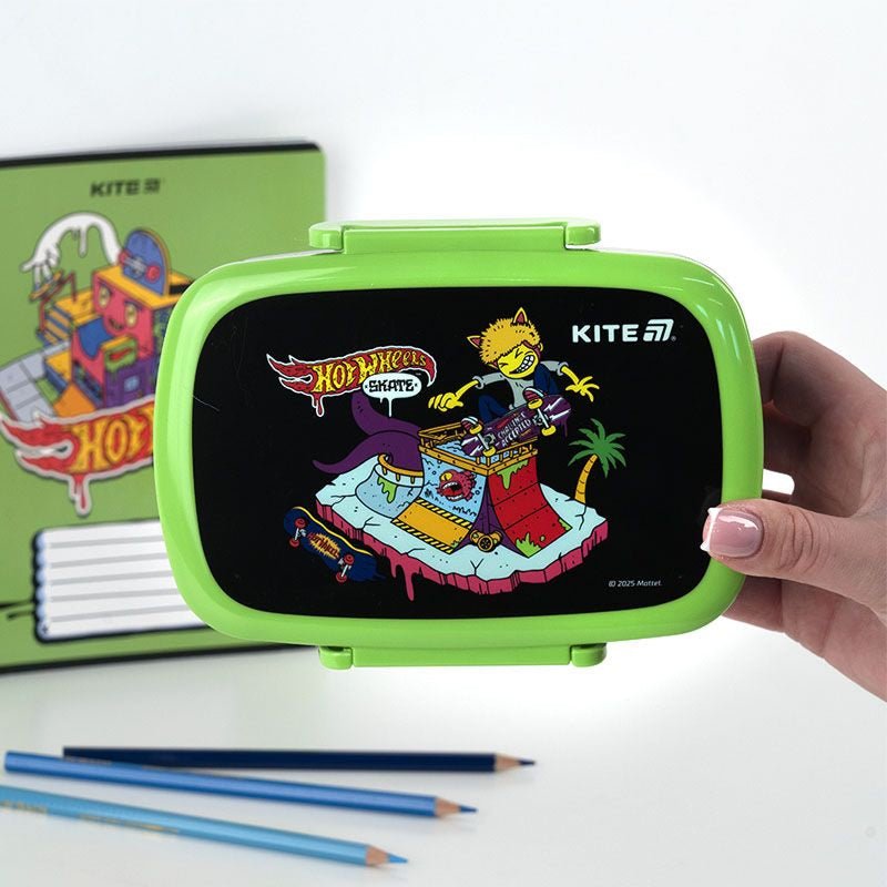 Lunchbox Śniadaniówka ze Sztućcami 750 ml Hot Wheels Kite