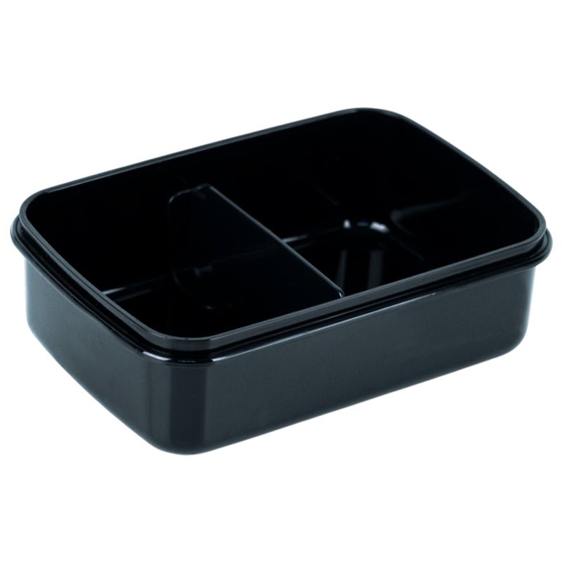 Otwarty snackbox Kite z ruchomym separatorem na drugie śniadanie.