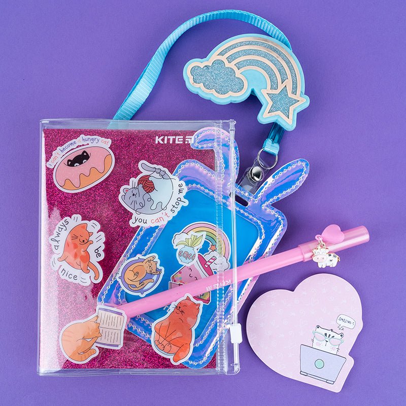 Notatnik A6 silikonowa oprawa 80 kartek różowy