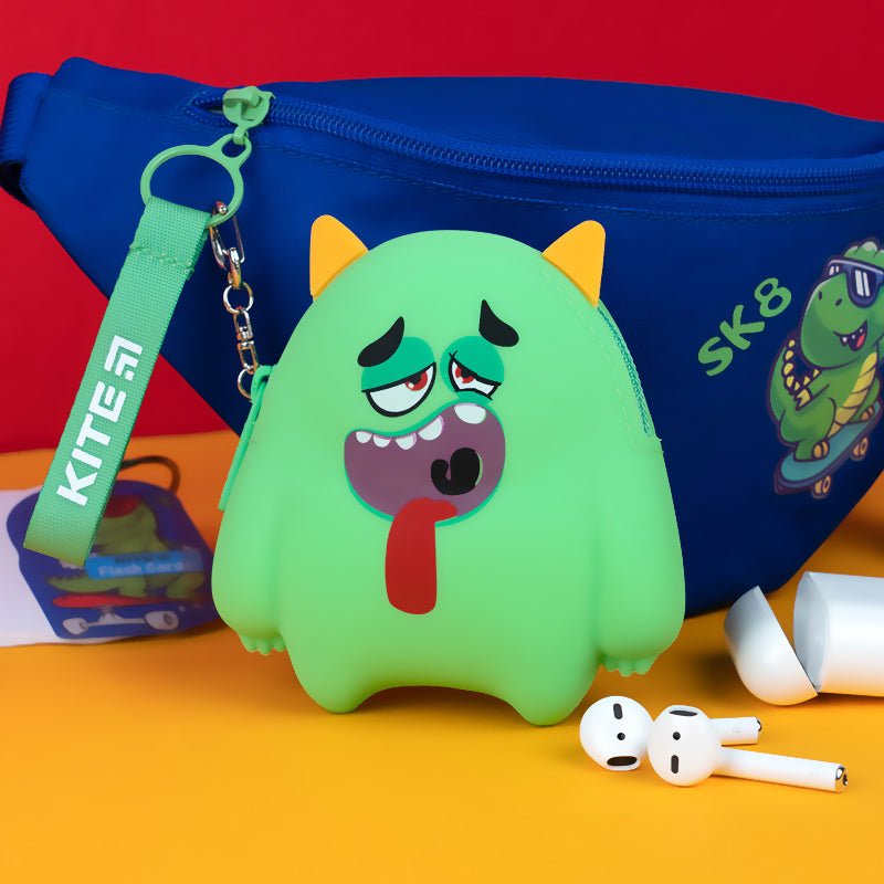 Portmonetka dla dziec od 3 do 7 lat zielony