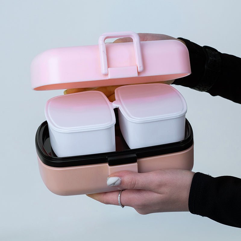 Lunchbox wkłady 2 komory ze stucćami