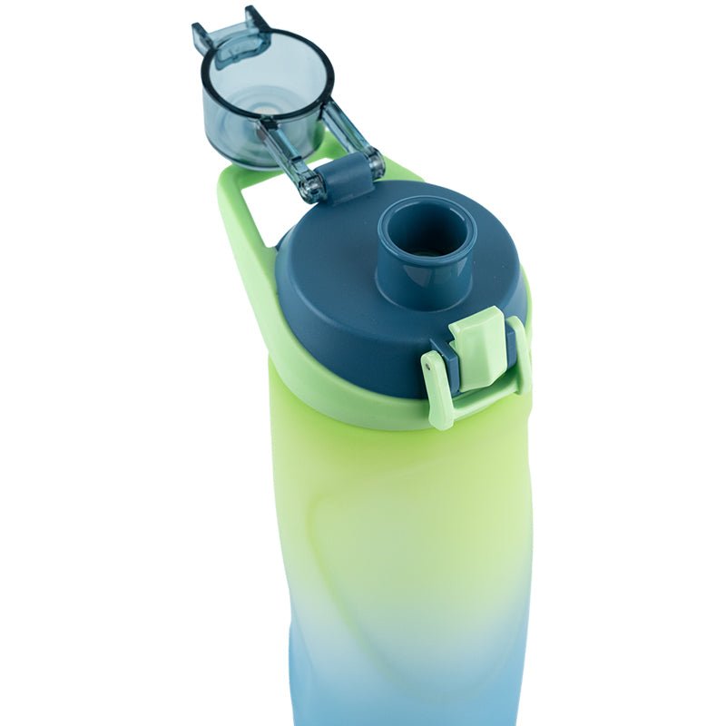 Butelka na wodę do szkoły, na zajęcia sportowe 760 ml żółto-niebieski