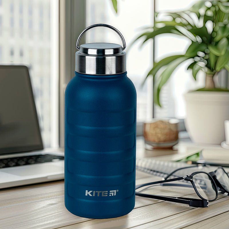 Bidon termiczny na napoje 750 ml niebieski