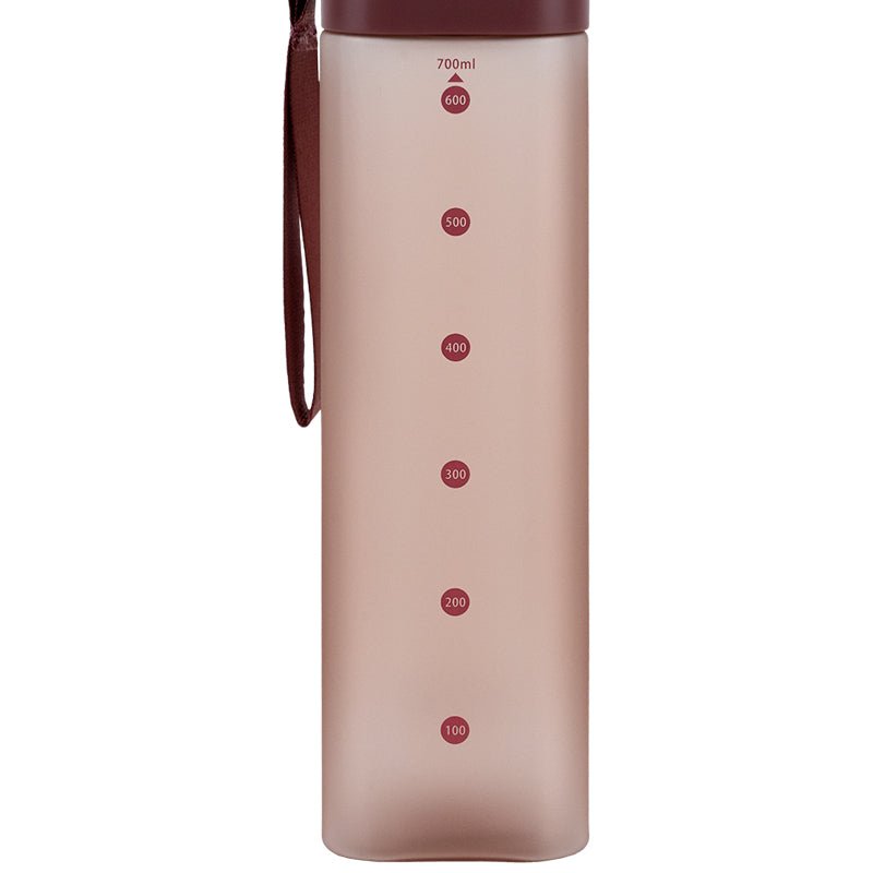 Butelka na wodę kwadratowa 700 ml rozheva
