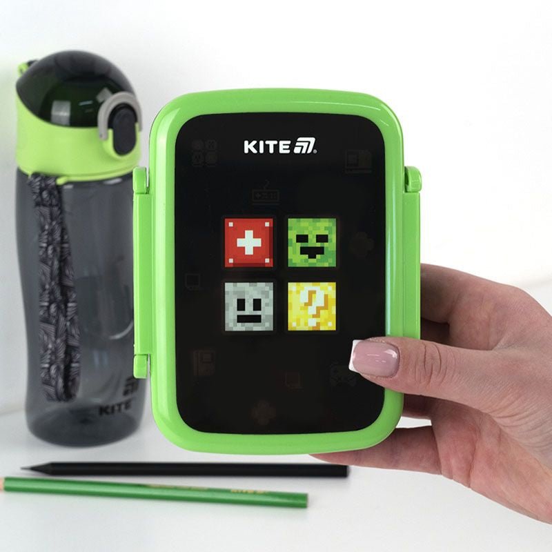 Śniadaniówka z przegródkami do szkoły 420ml Pixel Craft Kite