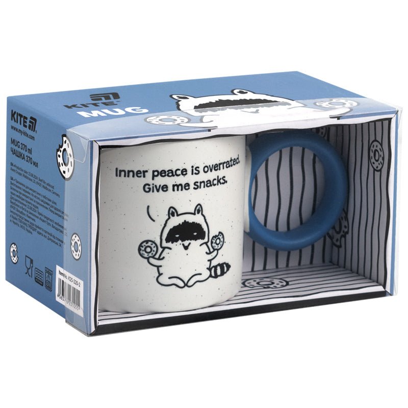 Kubek ceramiczny Donut racoon 370 ml Kite