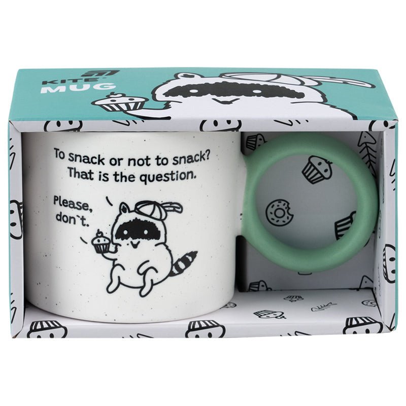 Kubek ceramiczny Cupcake racoon 370 ml Kite