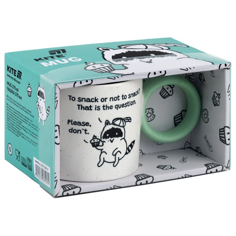 Kubek ceramiczny Cupcake racoon 370 ml Kite