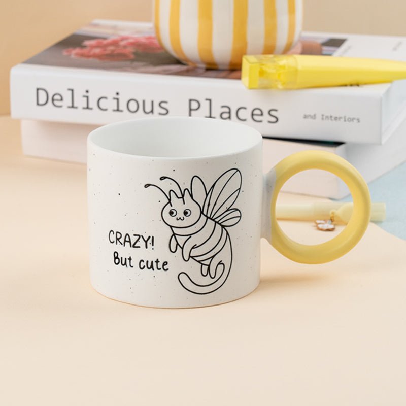 Kubek ceramiczny Crazy cat 370 ml Kite