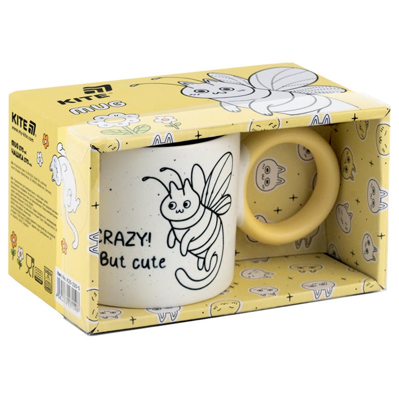 Kubek ceramiczny Crazy cat 370 ml Kite