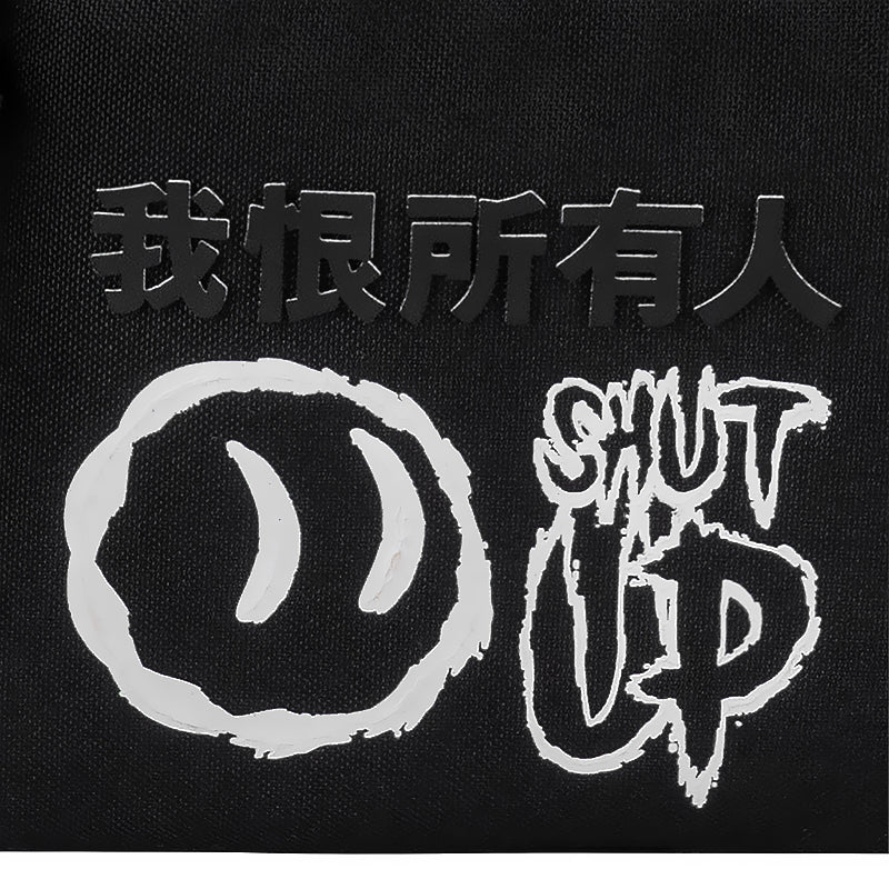 Modny plecak Kite z aksamitnymi wstawkami i wypukłymi gumowymi nadrukami