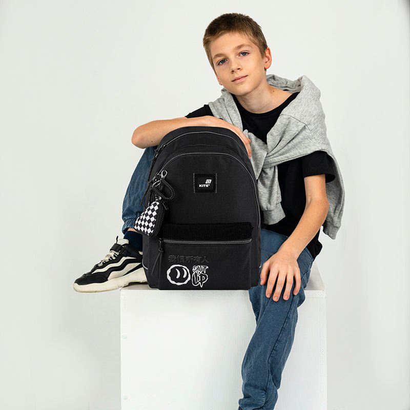 Plecak szkolny młodzieżowy Kite czarny