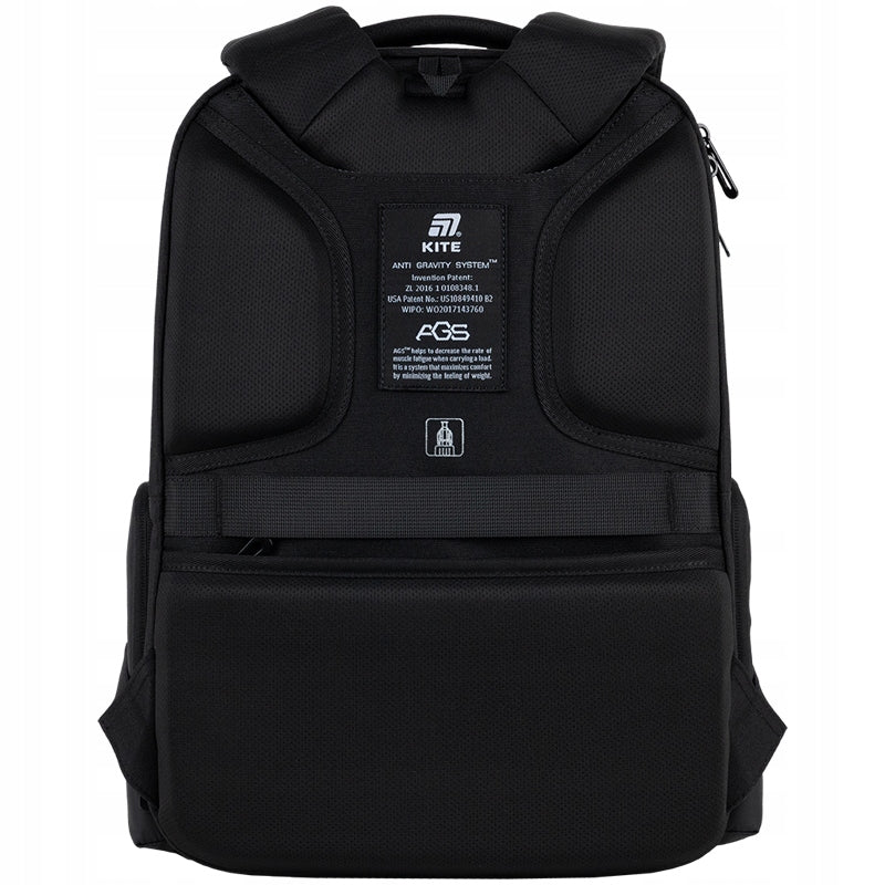 Anatomiczne plecy z systemem Anti Gravity i oddychającymi poduszkami.