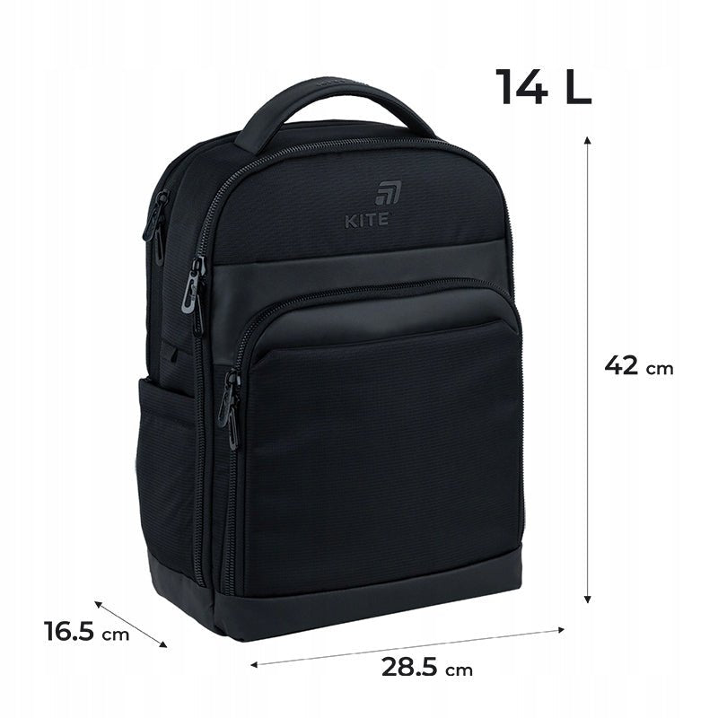Grafika przedstawiająca wymiary i pojemność modelu K25-2723M.