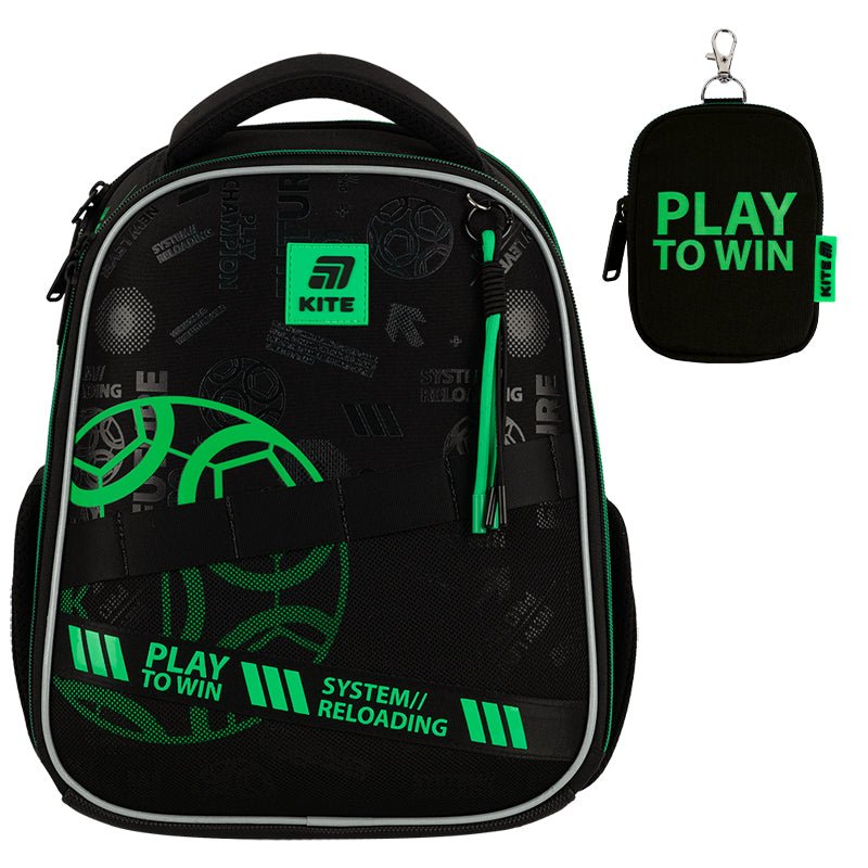 Tornister Kite K25-555S-2 w kształcie skorupy dla pierwszoklasistów z motywem dziecięcym