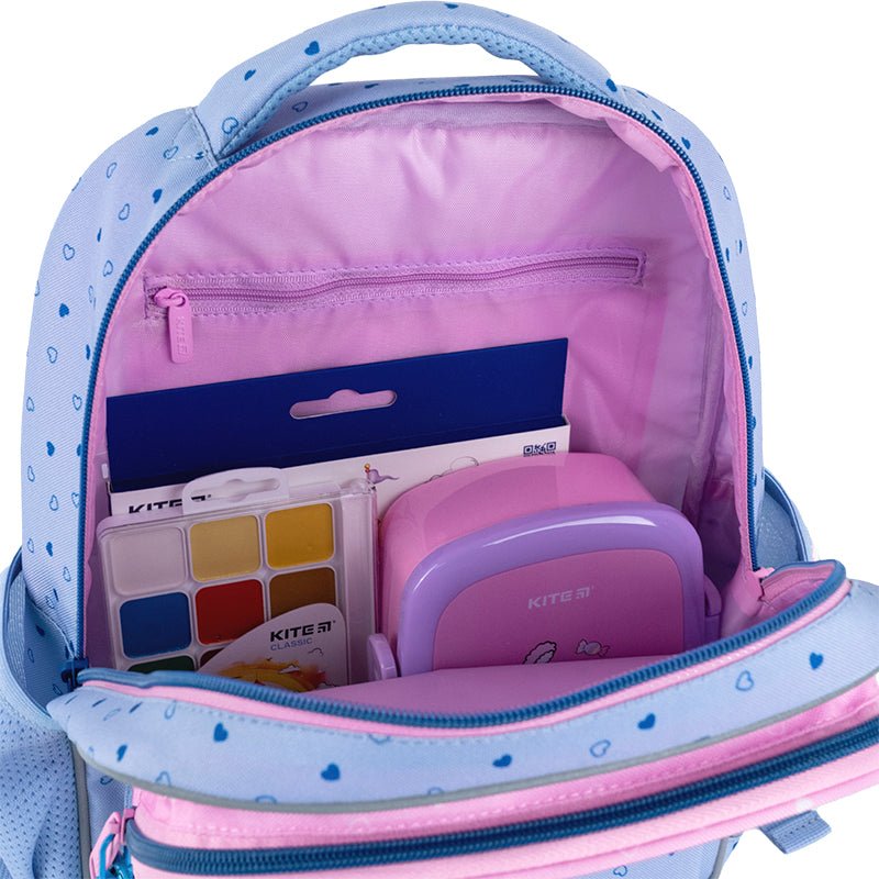 Bezpieczny plecak Kite z odblaskami i polem na dane, dla przedszkolaków