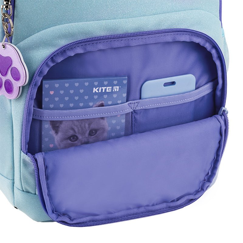 Praktyczne kieszenie na butelkę, telefon i lunchbox – wszystko na swoim miejscu!
