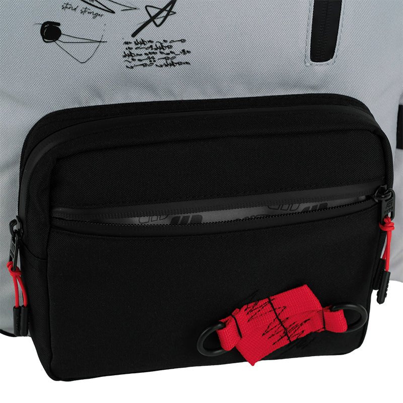 Plecak Kite K25-949M z aplikacją z kombinowanych materiałów – stylowy design